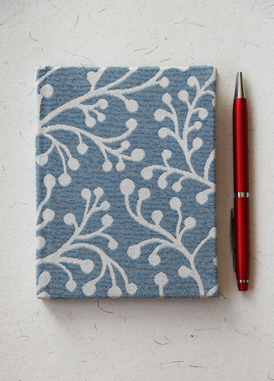 Blue Printed Mini Notebook