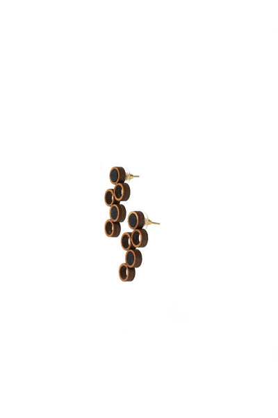 Black and Brown Unity Earring
