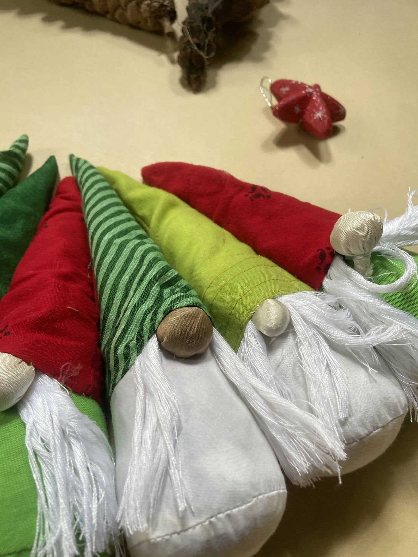 Handmade Christmas Gnome Dolls