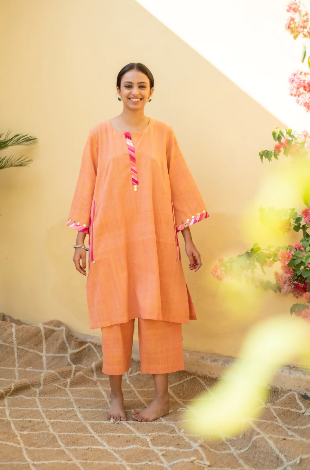 Coral Salwar Suit