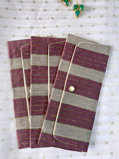 Maroon & Brown Money Envelope