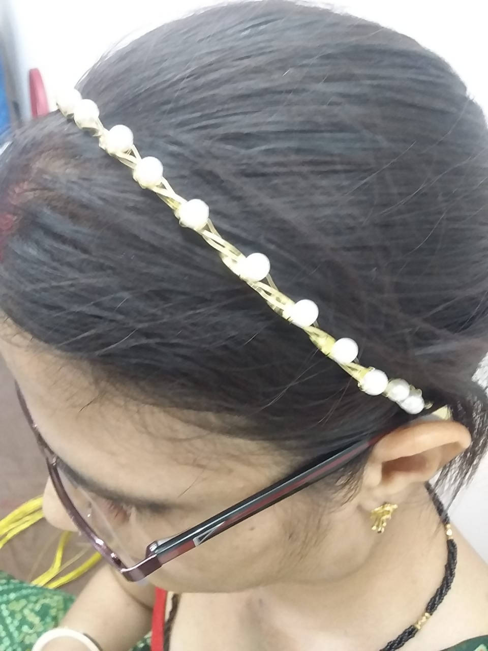 Beads and Metal Hairband