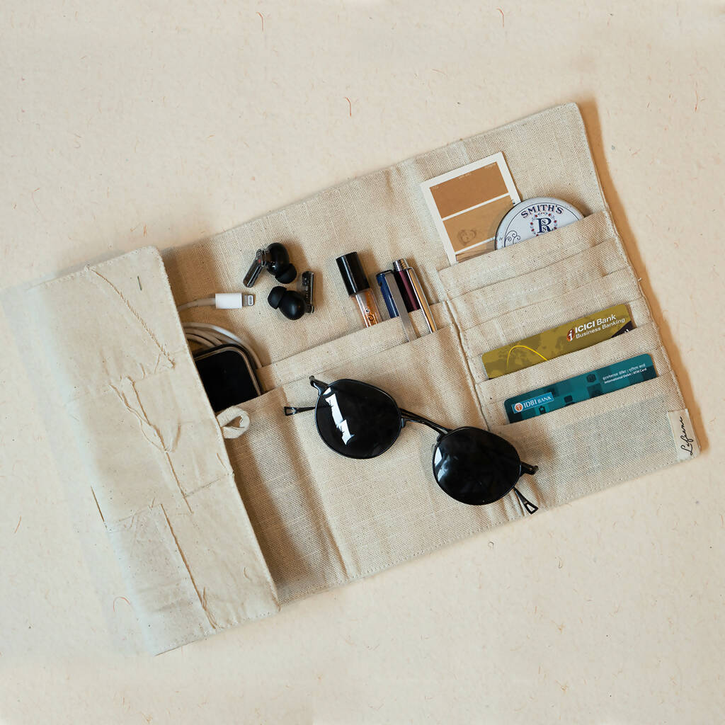 Cotto Case Big Roll-Up Case | Upcycled Cotton Case – REFASH