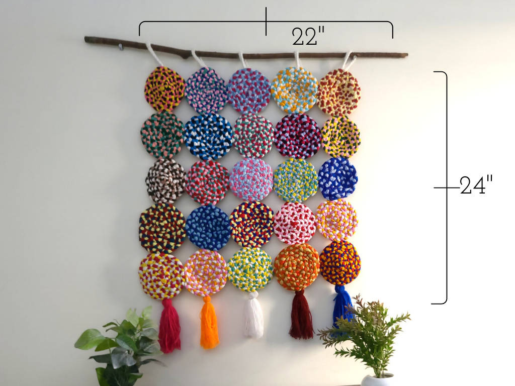 Braided Discs Wall Decor