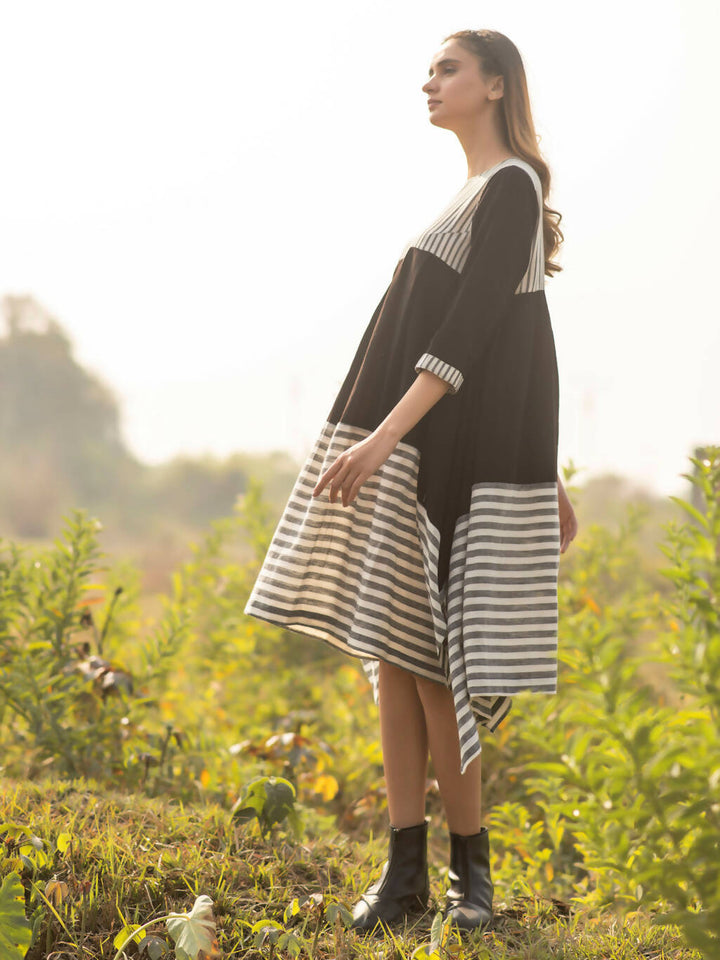 Black Handkerchief Dress