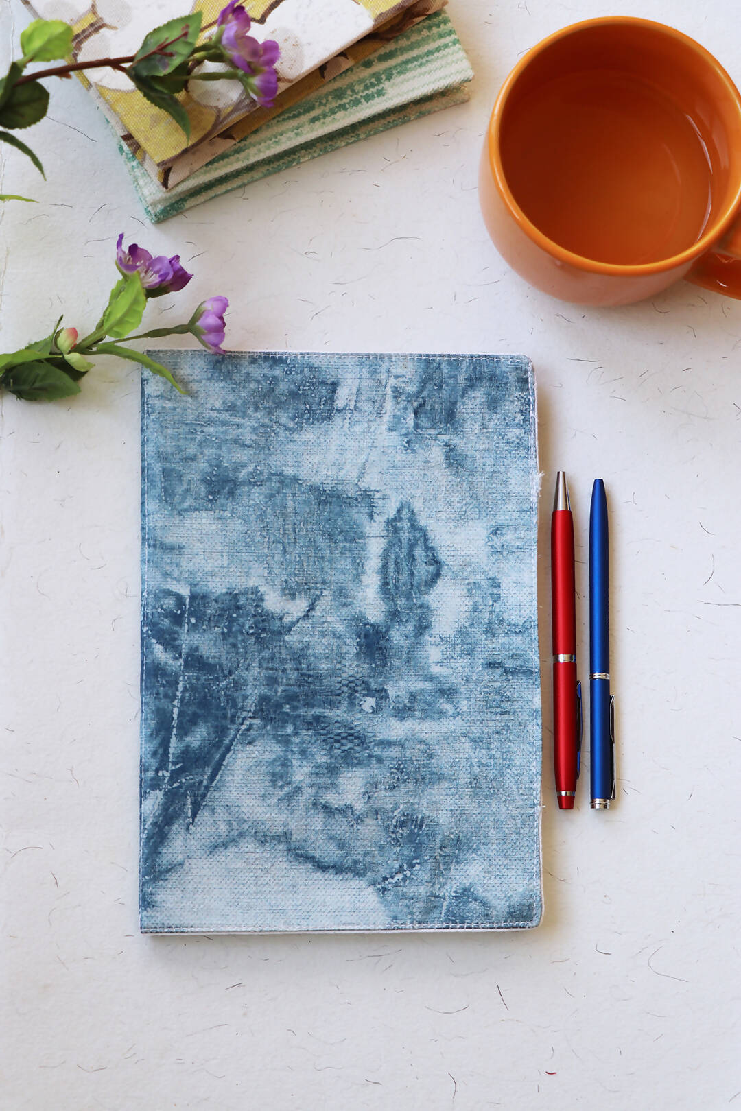 Blue Soft Cover Handmade Notebook
