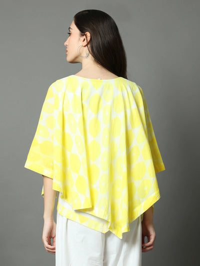 Sunflower poncho top
