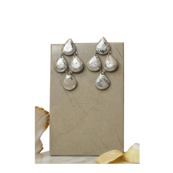 Silver Dew danglers