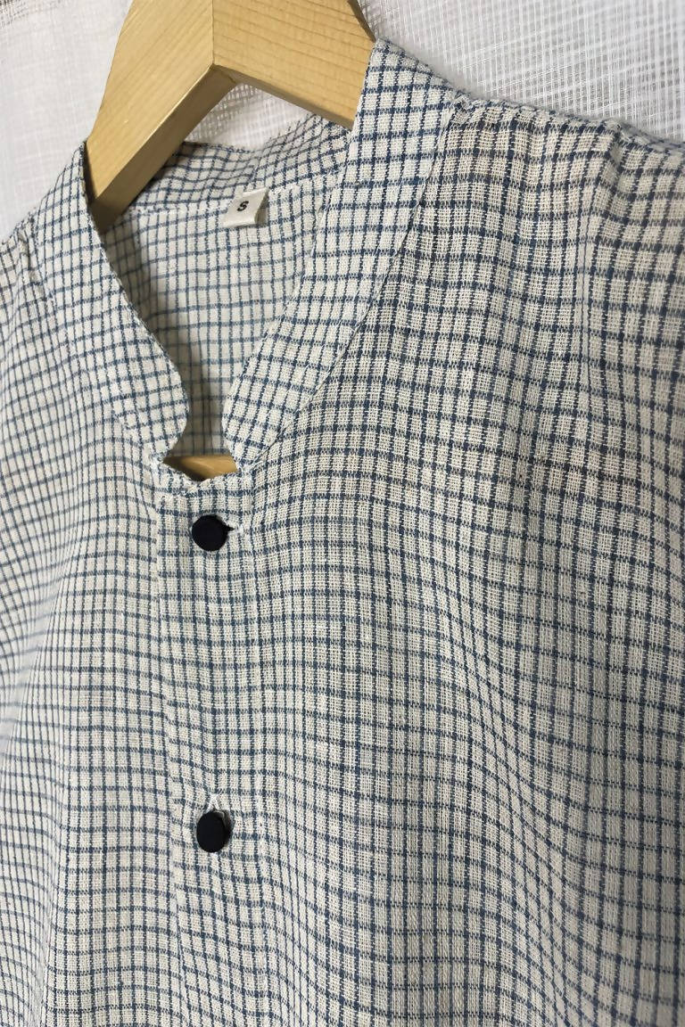 BLUE INDIGO CHECK SHIRT