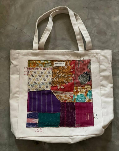 Kantha Patch Tote