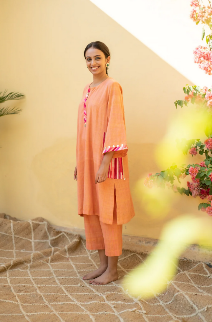 Coral Salwar Suit