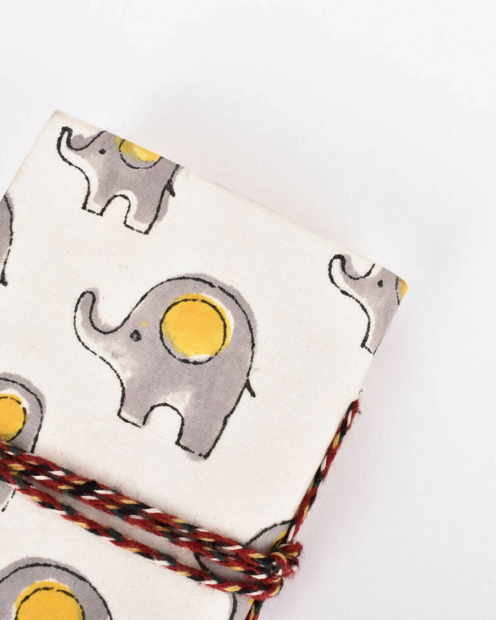 Hand-Block Printed Paper Pocket Diary