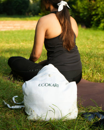 Linen Yoga Mat Bag