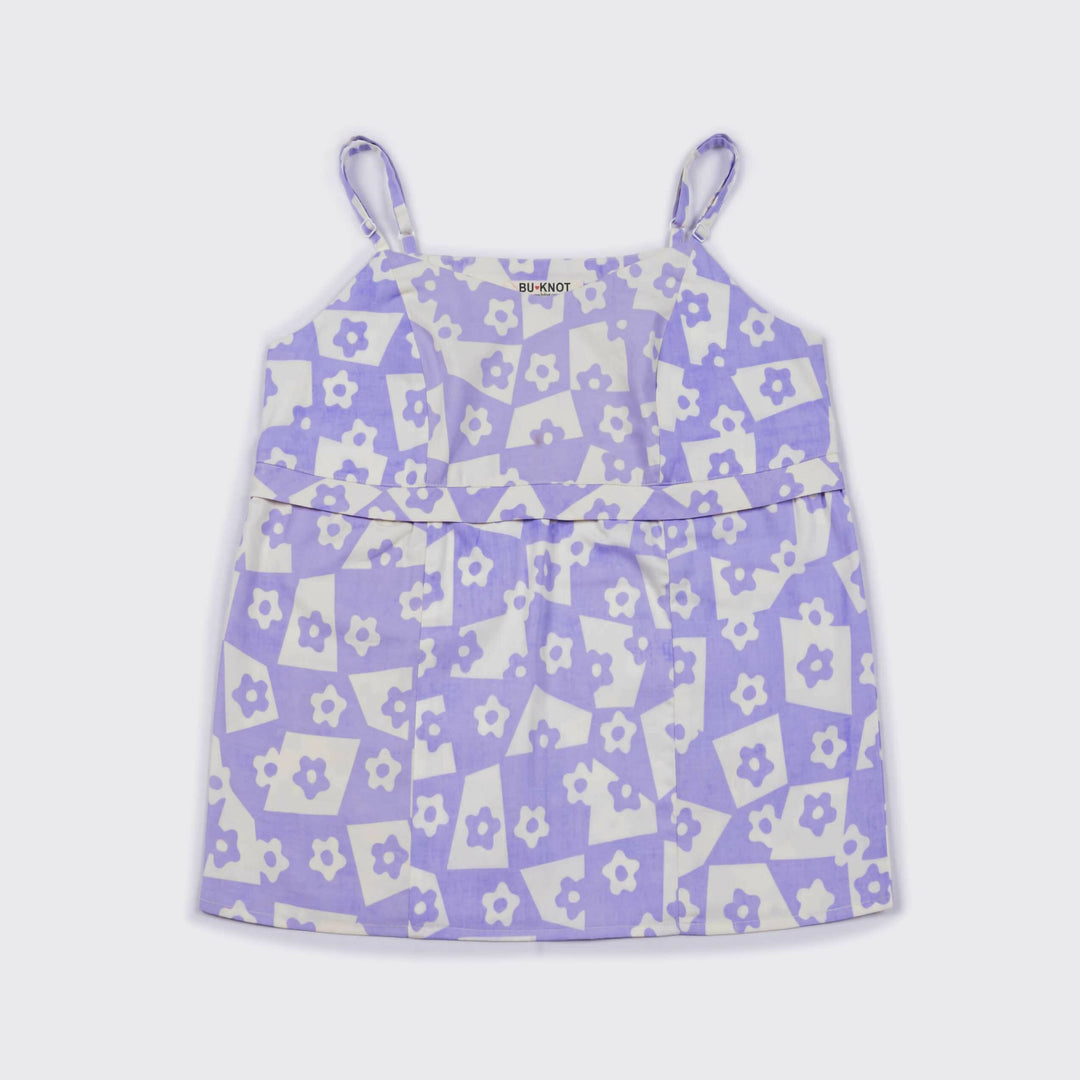 Sleeveless Loopy Lavenders Singlet