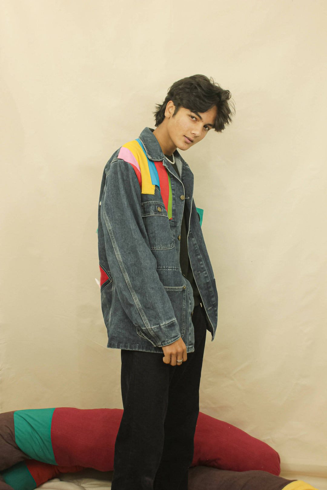 Denim Bit Unisex Jacket