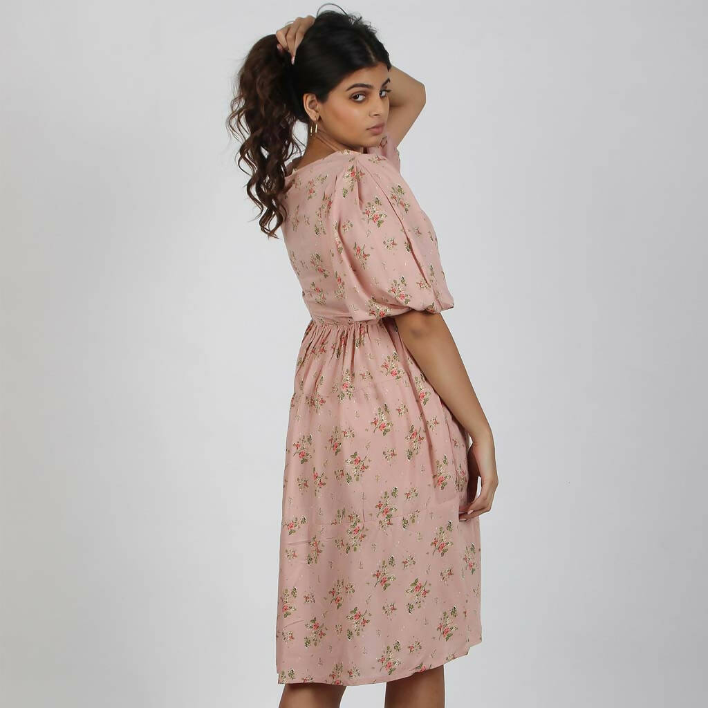 Modal Tier Blush Pink Dress