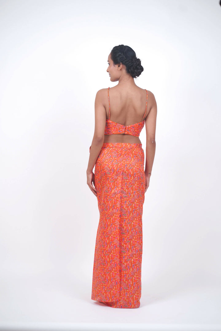 Tangerine Wrap Around Set