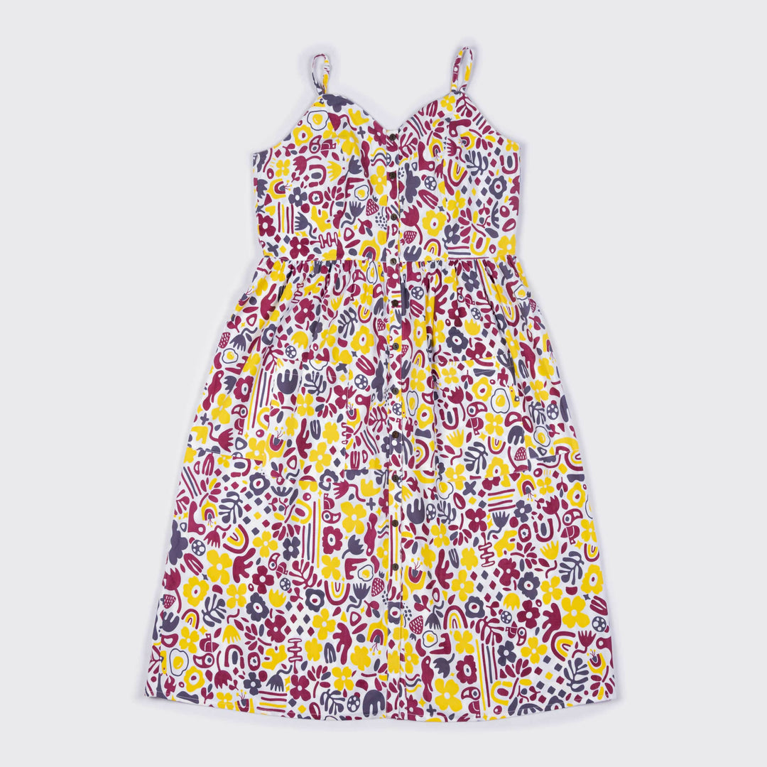 Sleeveless Coney Island Strappy Dress