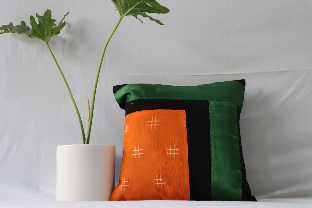 Orange Black Cushion Covers