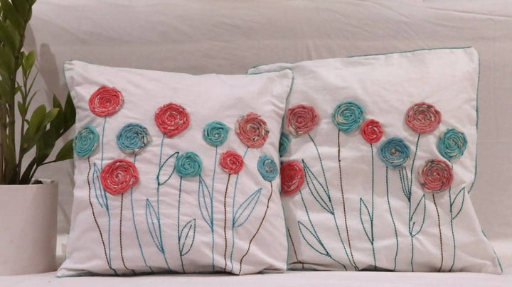 Pastel Garden Cushion Cover Set