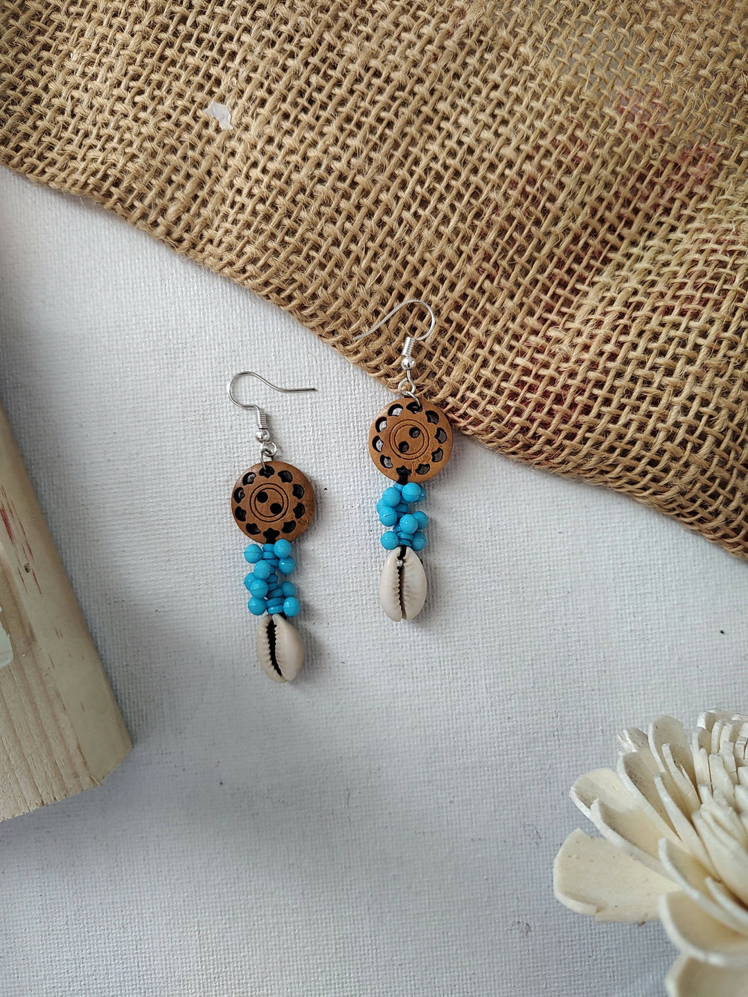 Bead Drop Dangles - Blue