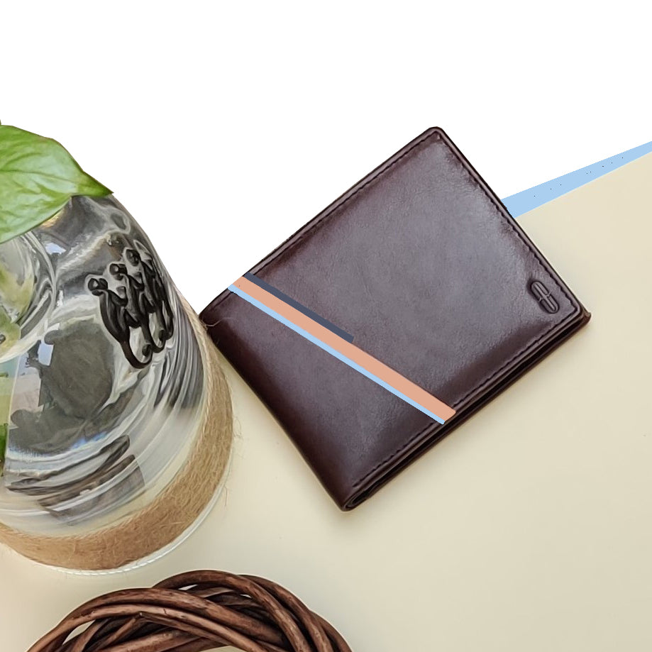 Chestnut Handpainted Wallet