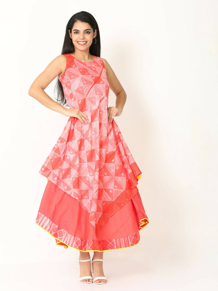 Swing around Shibori dress