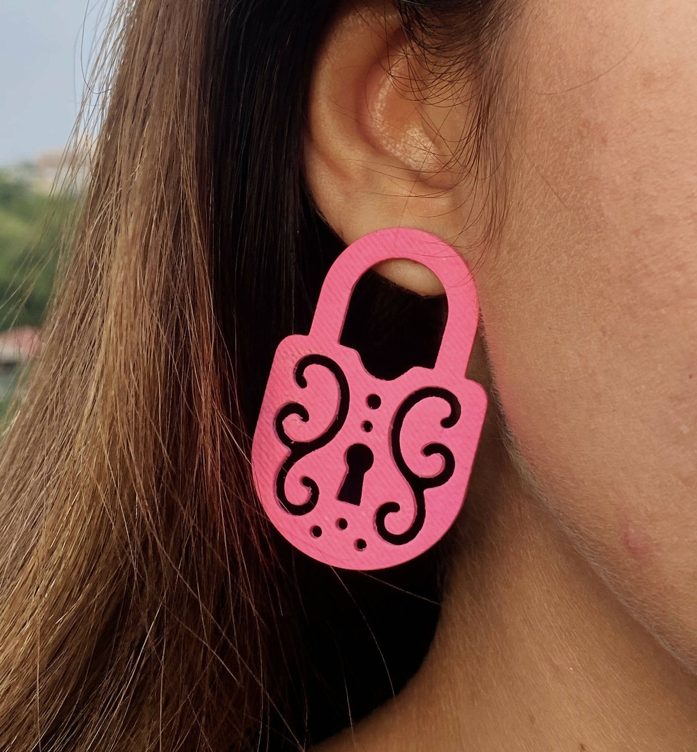 Amazon.com: Vintage Lock and Key Earring Set for Women Girl Asymmetric Lock  Key Earring Padlock Dangle Hoop Earrings Punk Aesthetic Earrings (gold):  Clothing, Shoes & Jewelry