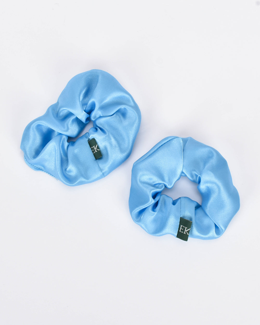 Upcycled Satin Scrunchies (Set of 2)