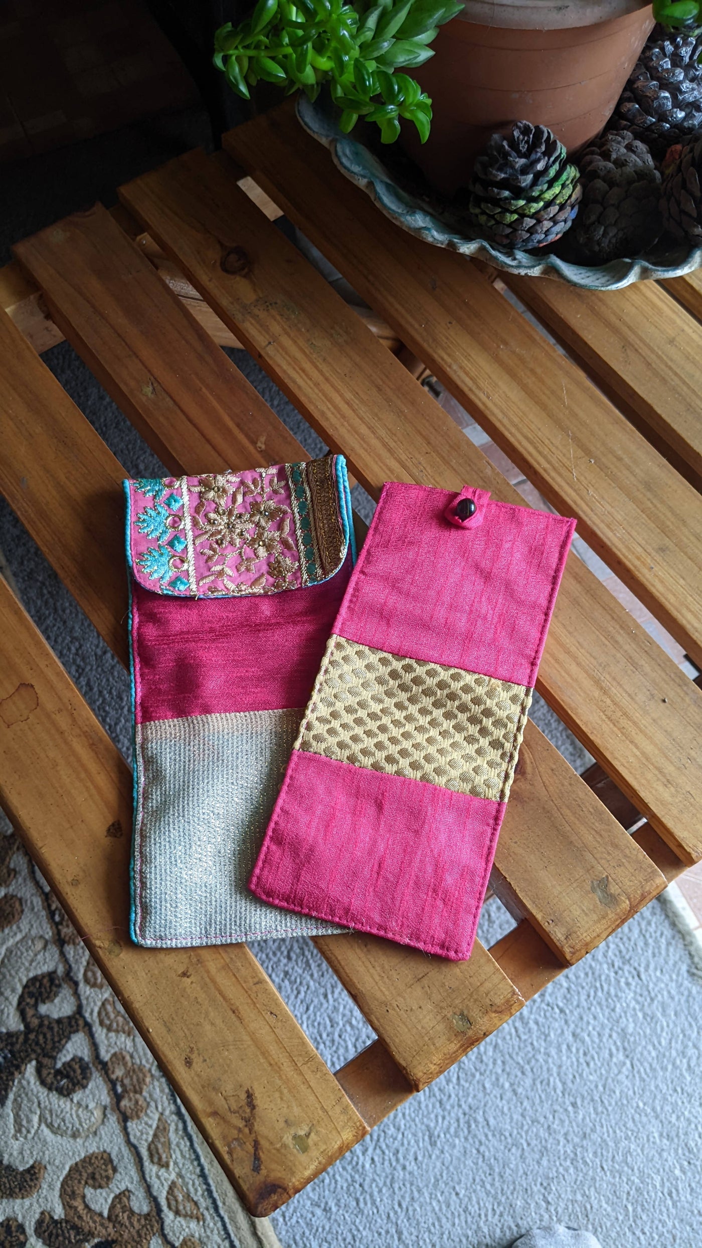 Fabric Envelopes (Set of 2)