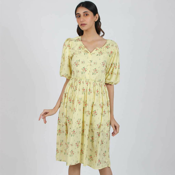 Modal Tier Dress - Butter