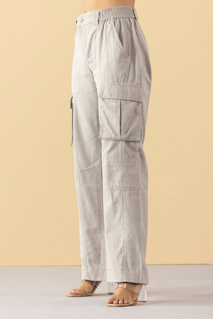 Grey Cargo Pants
